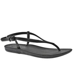 Female Havaianas Fit Manmade Upper in Black, Silver