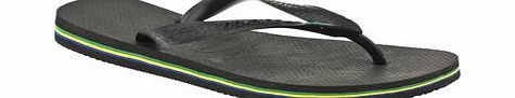 Havaianas mens havaianas black brasil sandals 3304317060