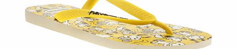 Havaianas mens havaianas yellow snoopy sandals 3304392060