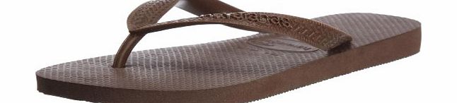 Havaianas Unisex-Adult Top Flip Flops Dark Brown 8 UK