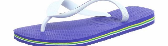 Havaianas Unisex-Kids Brasil Logo Flip Flops Marine Blue 5 UK