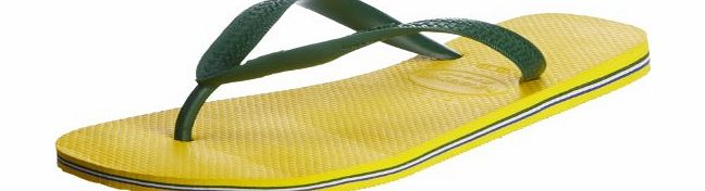 Havaianas Unisex-Kids Brazil Flip Flops Citrus Yellow 6/7 UK
