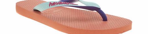 Havaianas womens havaianas peach top mix sandals