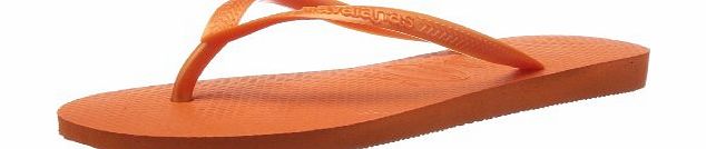 Havaianas Womens Slim Thong Sandals Neon Orange 6/7 UK (41/42 EU)