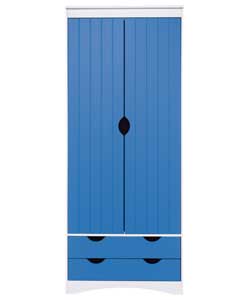 Haven 2 Door Wardrobe - Blue