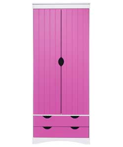 Haven 2 Door Wardrobe - Pink