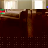 haven 3 Seat Sofa - Sanderson Albury Stripe Straw - Dark leg stain