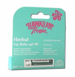 Hawaiian Tropic Lip Balm SPF 40 Herbal