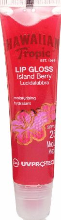 Hawaiian Tropic Lip Gloss Island Berry SPF25