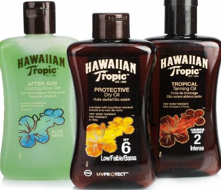 Hawaiian Tropic Tanning Oil SPF2  Protective Dry