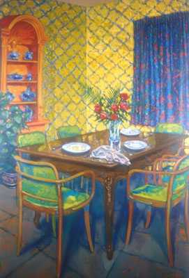 Haydn Cottam Yellow Dinning Room