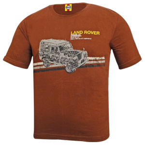 haynes Land Rover T-shirt - Brown