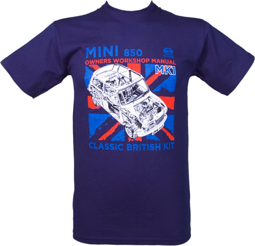 Haynes Navy Haynes Mini UK Flag Mens T-Shirt