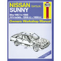 Haynes Nissan Sunny (May 82 - Oct 86) up to D