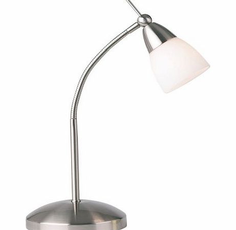 Haysom Interiors Touch Dimmable Satin Chrome Desk Lamp by Haysom Interiors