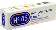 hc45 hydrocortisone cream 15g