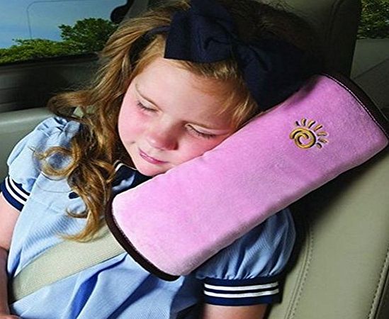 HCMY Safety Child car seat belt Strap Soft Shoulder Pad Cover Cushion Pink