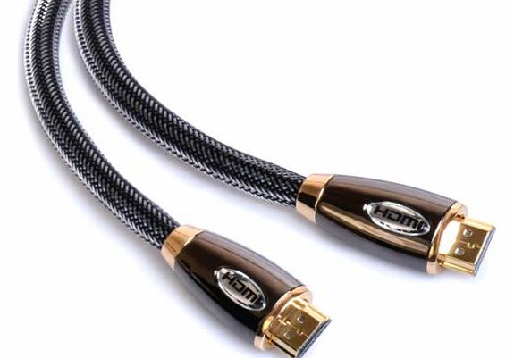 HDMIPerfect PERFECT GOLD 15M (1.4a Version, 3D, 15.2Gbps) PREMIUM HDMI TO HDMI CABLE WITH ETHERNET. COMPATIBLE WITH 1.3c,1.3b,1.3,1080P, 2160p, Perfect for PS3,XBOX 360, PS4, XBOX ONE, SKYHD,VIRGIN BOX,FULL HD LC