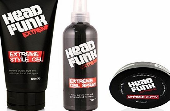 HEAD FUNK  Extreme Style CHRISTMAS GIFT SET 3 PIECES NO BOX ``BARGAIN`` (1 PACK)