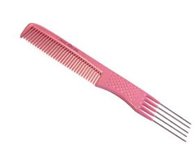 Head Jog 204 Pink Metal Pin Comb