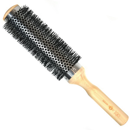 Head Jog Extra Long Bamboo Hair Brush - Wide 100