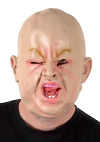 Head Mask - Rubber Baby Scary Mask