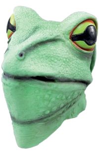 Head Mask - Rubber Frog Head