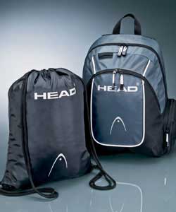 Head Mosquito Black Backpack and Gymsack Set