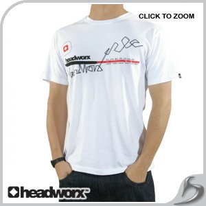 T-Shirt - Headworx Wight T-Shirt - White