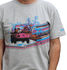 t-shirt - Truckin heather sz M - M