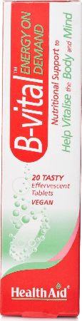 Health Aid, 2102[^]0076093 B-vital effervescent tablets 20s