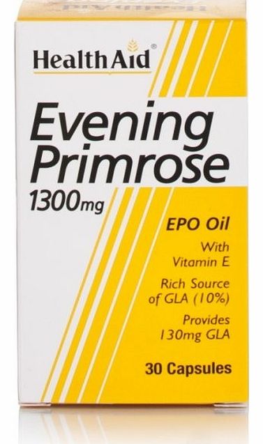 Health Aid Healthaid Evening Primrose Oil 1300mg Capsules