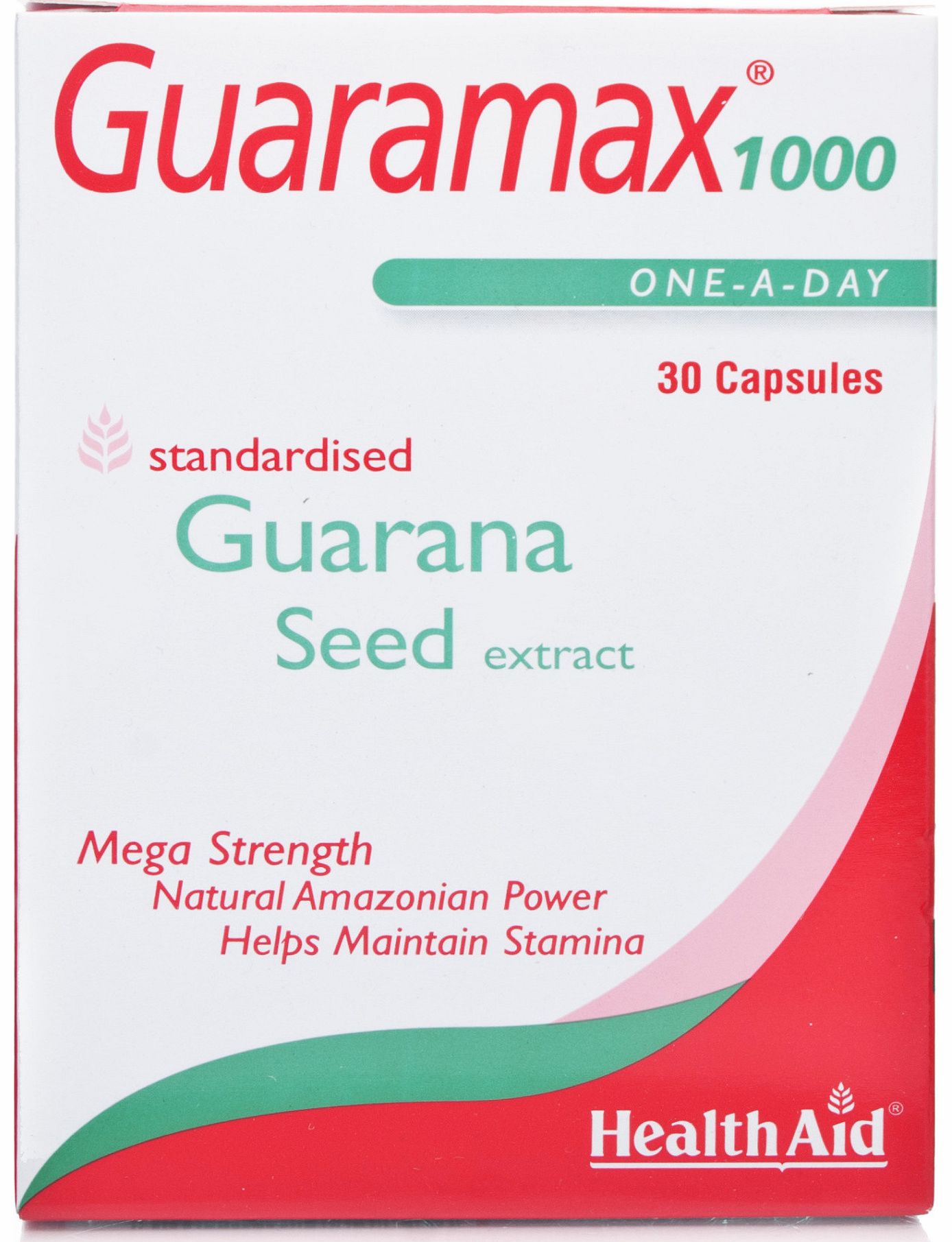 Health Aid Healthaid Guaramax Guarana 1000mg Caps