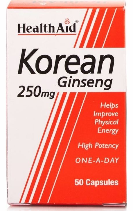 Health Aid HealthAid Korean Ginseng 250mg