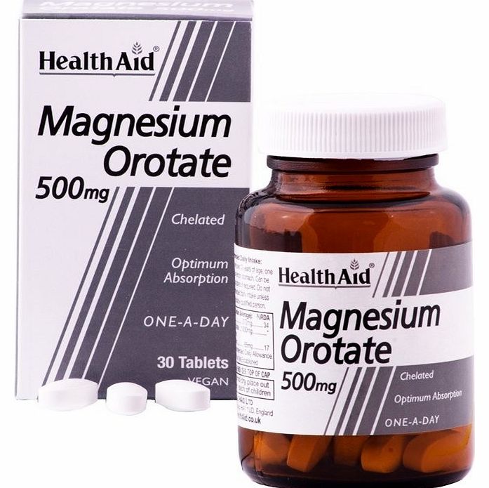 Health Aid Healthaid Magnesium Orotate 500mg Tablets