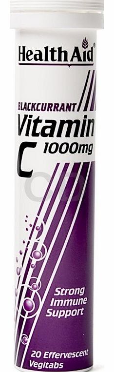 Health Aid Healthaid Vitamin C 1000mg Blackcurrant