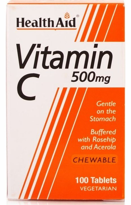 Healthaid Vitamin C 500mg Chewable Tablets