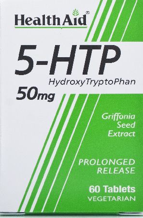 Health Aid L-5 - Hydroxytryptophan 50mg Tablets