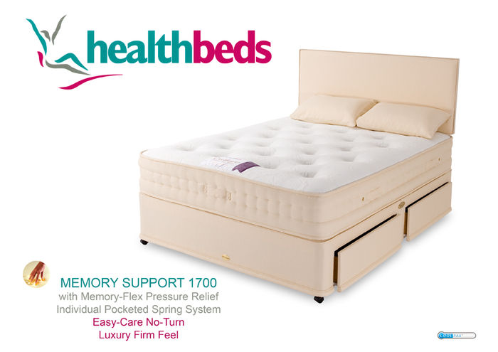 Health Beds Memory Support 1700 4ft Small Double Mattress