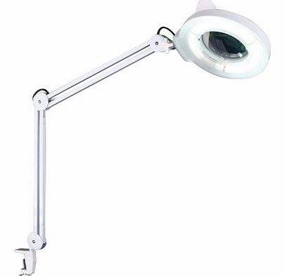 Health First Desk Fluor Magnifier Lamp Light 5x Skincare Beauty Nail Manicure Tattoo Salon CE