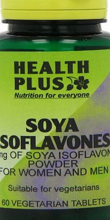Health Plus Soya Isoflavones 750mg Womens Health Plant Supplement - 60 Tablets