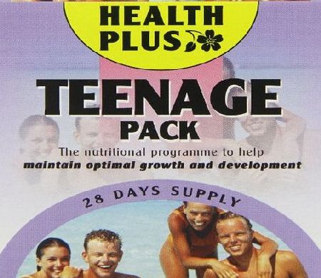 Health Plus Teenage Pack Growing Up Daily Supplement - 28 Day Supply