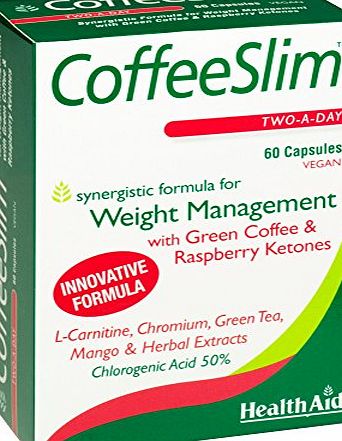 HealthAid Health Aid CoffeeSlim - Green Coffee Bean Extract - 60 Vegan Capsules