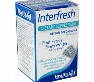 HealthAid Health Aid, InterfreshTM (Fresh Breath Capsules) - 60 Caps