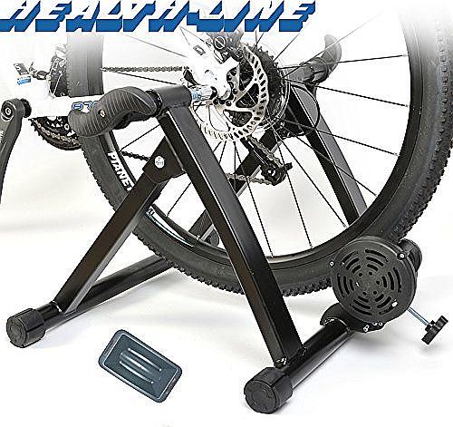 Healthline Magnetic Folding Turbo Trainer for Cycling Bike Bicycle Black Wireless Healthline