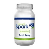 HealthSpark Pure Acai Berry 500mg 120 Capsules - Super Food Potent Health Dietary Supplement