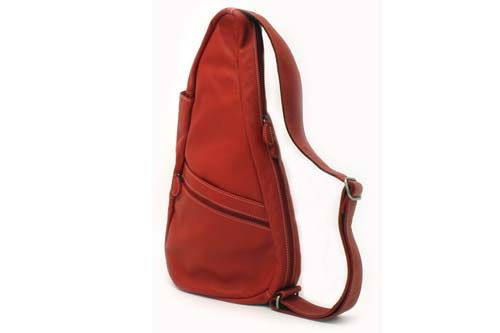 Healthy Back Bags Leather Healthy Back Bag Contrast Red