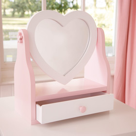 Heart Dressing Table Mirror