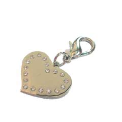 heart ID Charm