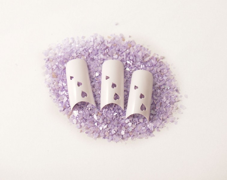 Heart Nail Tips (100 pieces)